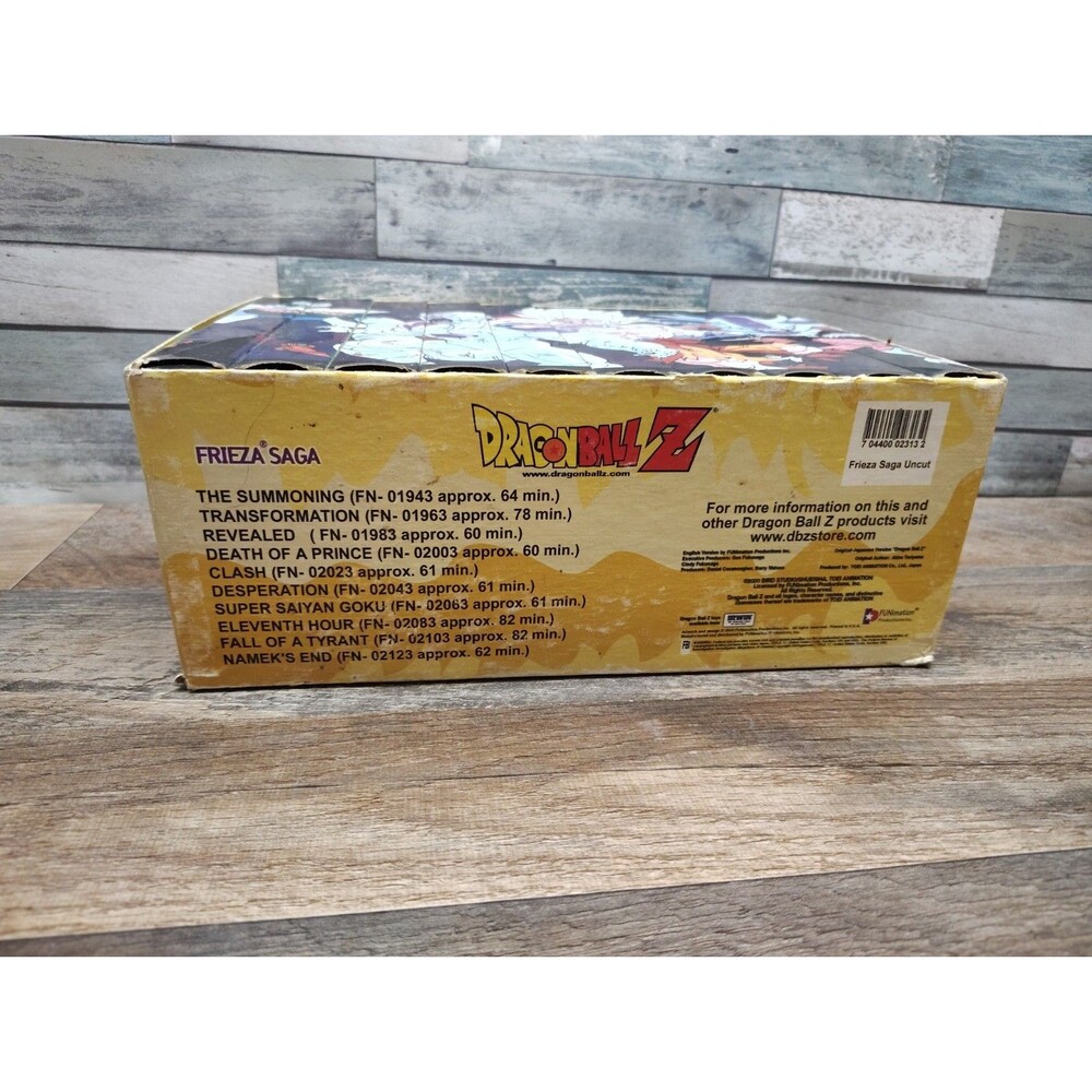 Dragon Ball Z DBZ Frieza Saga UNCUT VHS Box Set Vol 1-10 Connecting Spine Art - Picture 6 of 16
